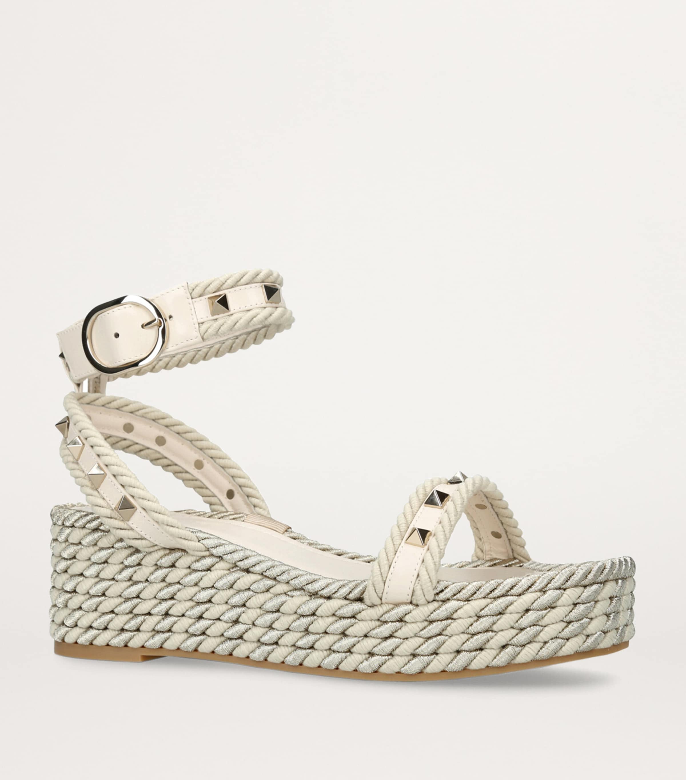 【関税＆送料込み】Valentino Garavani Espadrillas Valentino Garavani Mule Espadrillas 4W0S0IZ7IIN-YV5 CRYSTAL