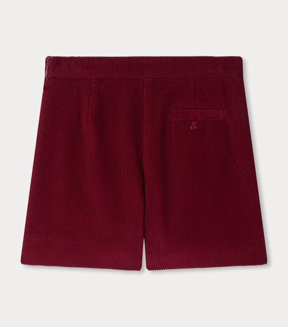 Corduroy Josefina Shorts (4-8 Years) RAISIN Image 2