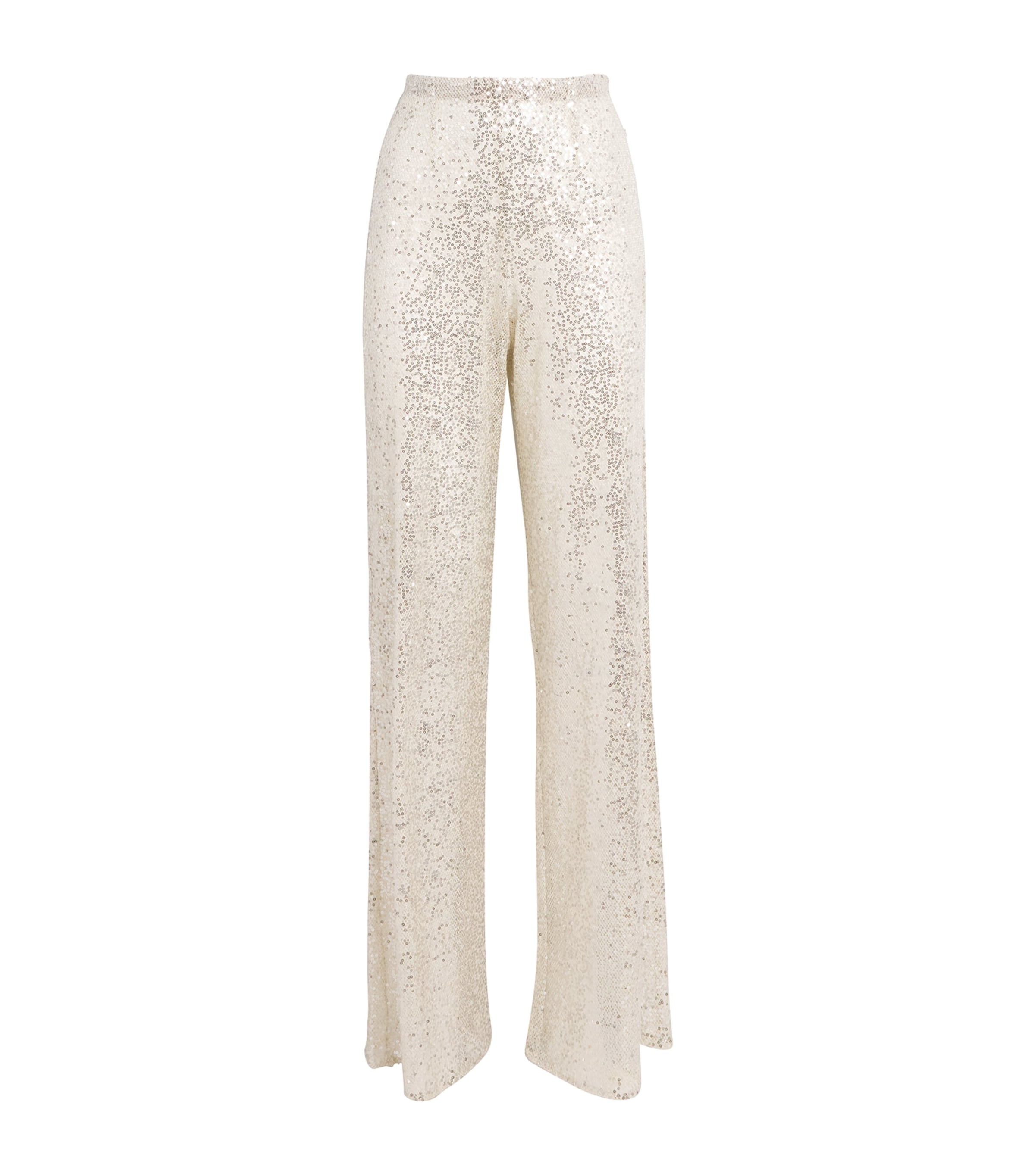 Shop Taller Marmo Embellished Wide-leg Marlene Trousers In Gold