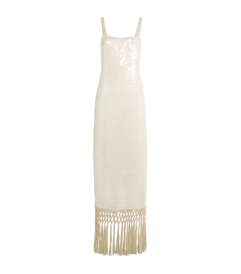 Taller Marmo Agrigento Disco Maxi Dress Cipria