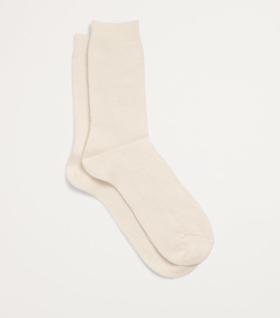 Wool-Blend Cosy Socks 2040 OFF WHITE Image 2