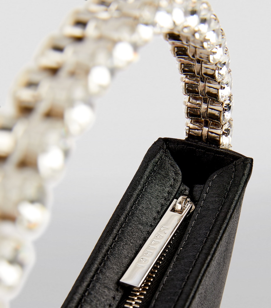 Embellished Eternity Clutch Bag BLACK Image 8