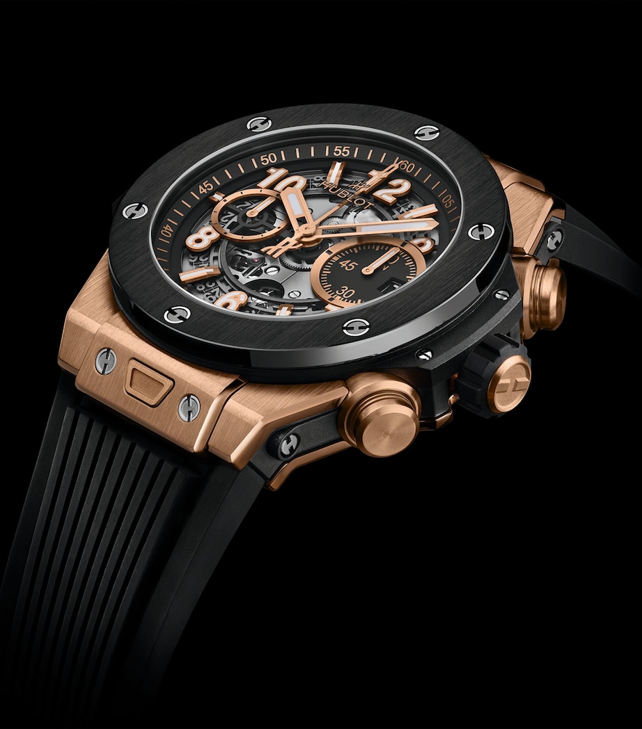 King Gold and Ceramic Big Bang Unico Watch 44mm BLACK Image 3