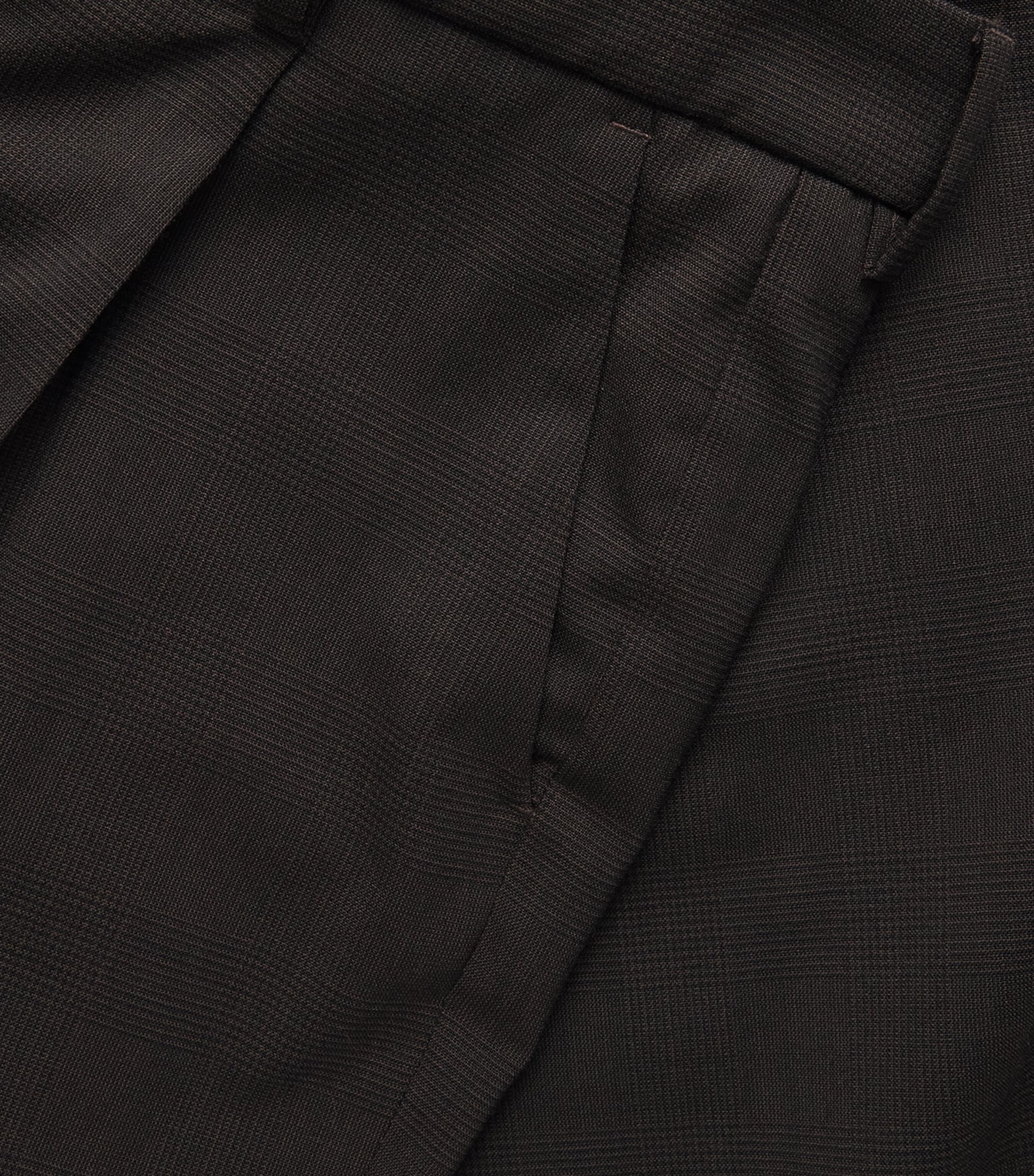 Barena Mens Wool Check Gazara Trousers Bruno Image 6