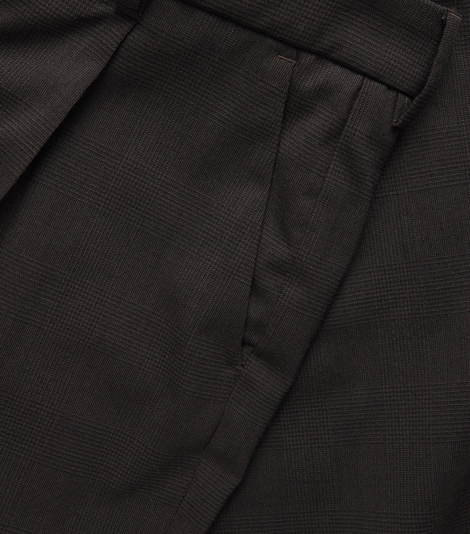 Barena Mens Wool Check Gazara Trousers Bruno Image 6