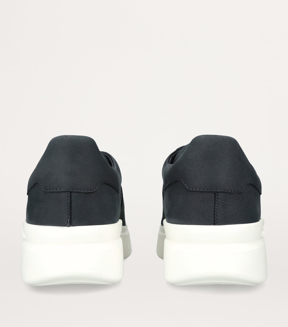 Suede Slip-On Sneakers NAVY Image 2