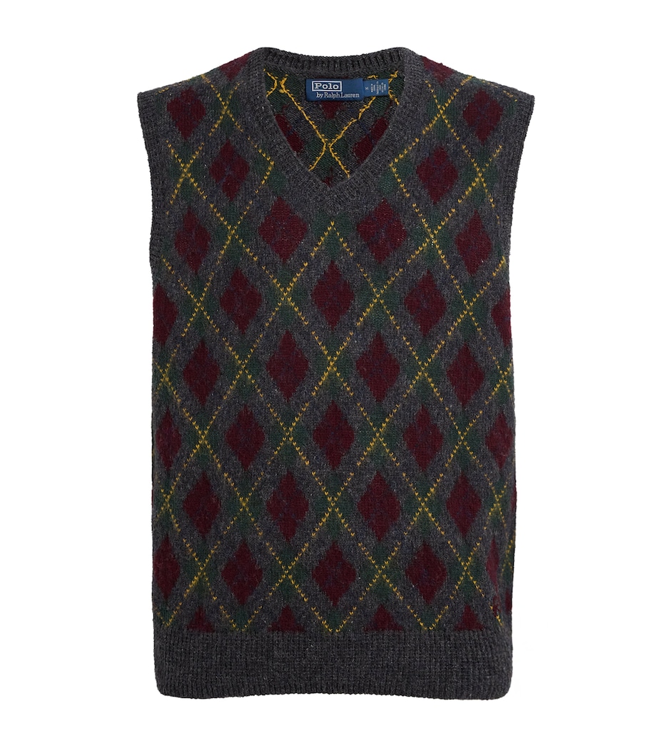 Wool-Cashmere Sweater Vest GREY Image 1