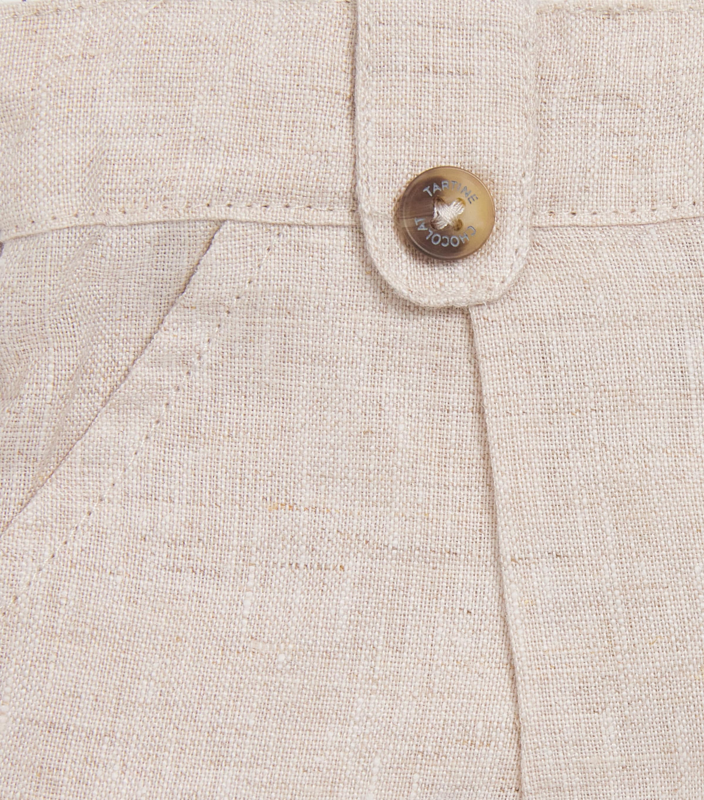 Linen Ceremony Shorts (3 Months – 4 Years) 17SABLE Image 3