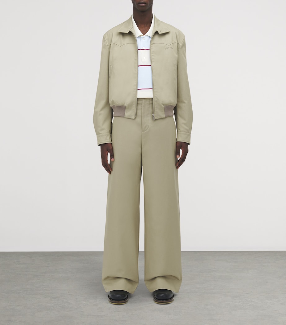 Cotton Cropped Harrington Jacket 2001 Image 2