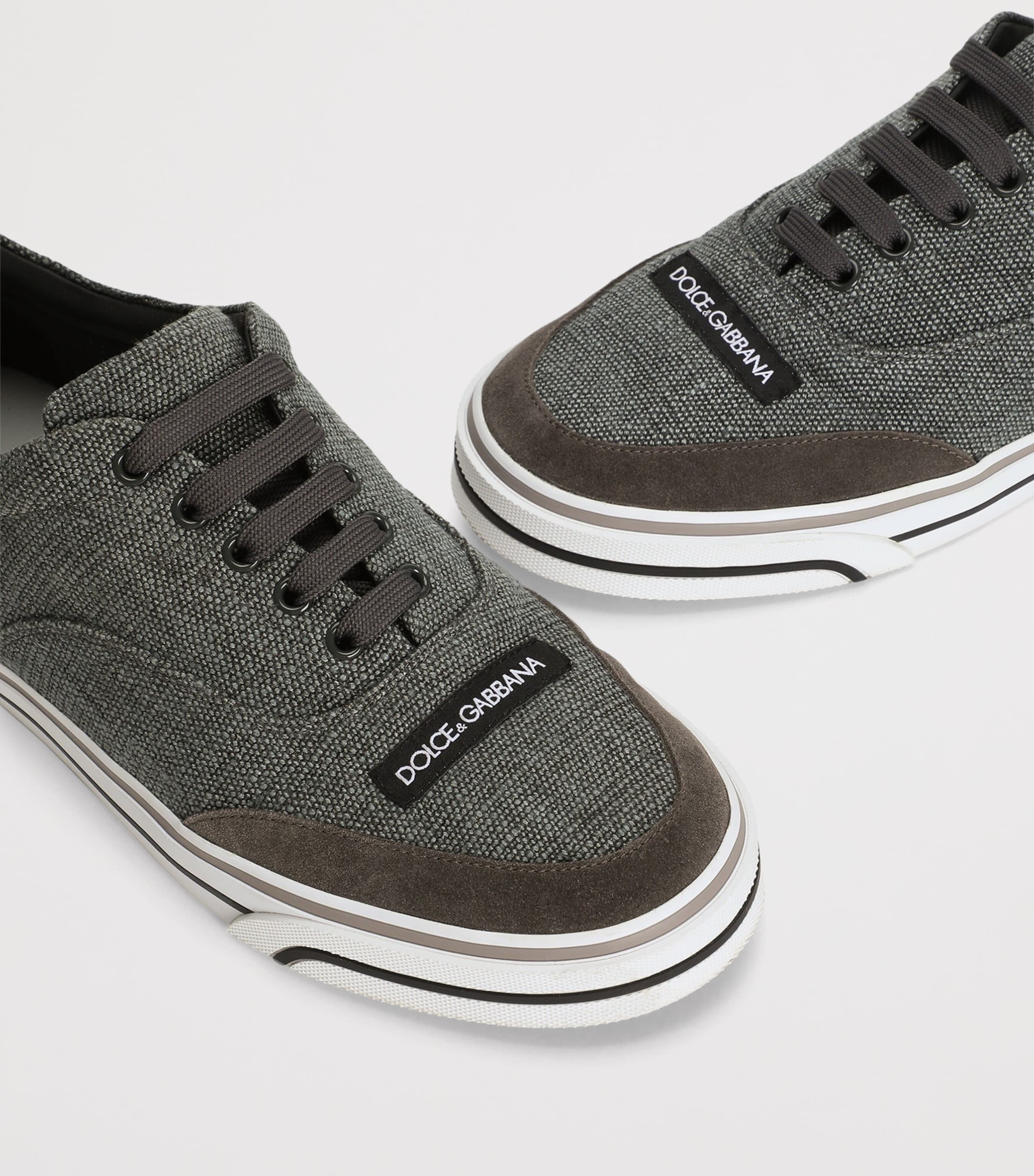 Dolce&Gabbana Canvas Sailing Sneakers Dark Grey Image 4