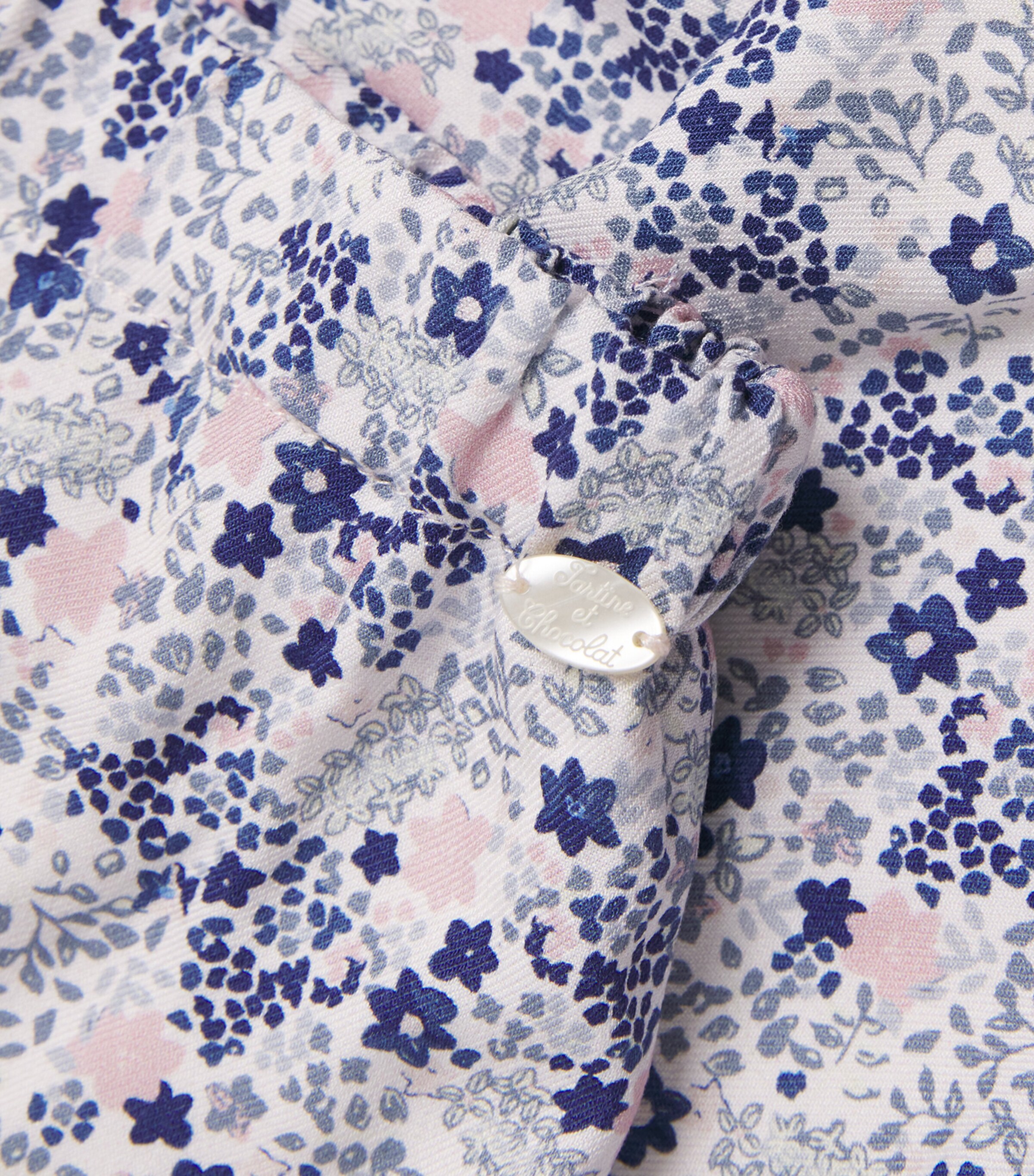 Floral Leggings (3 Months-4 Years) 40BLEUET Image 3