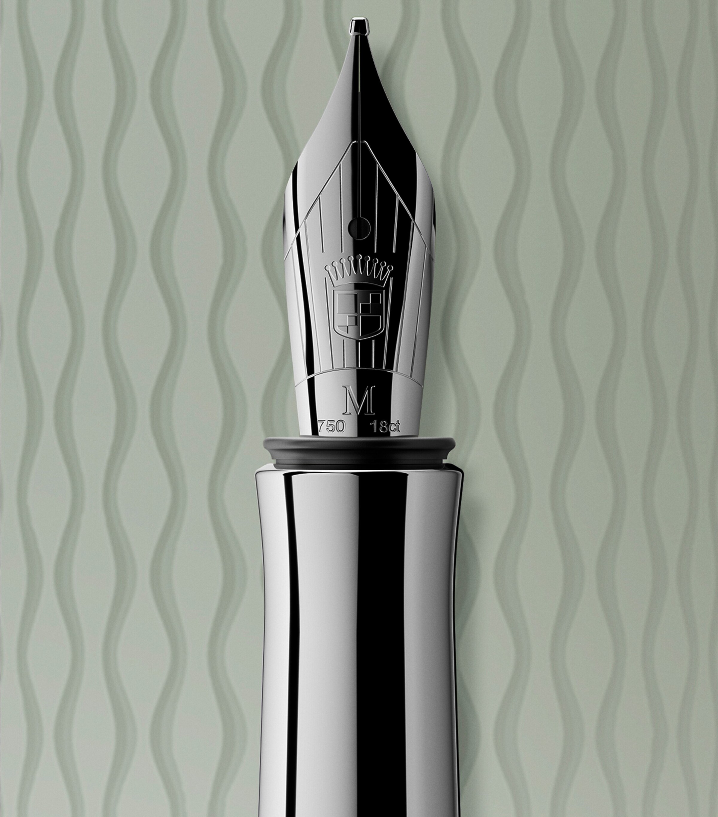 Graf von Faber-Castell Guilloche Fountain Pen Sage Green Image 5
