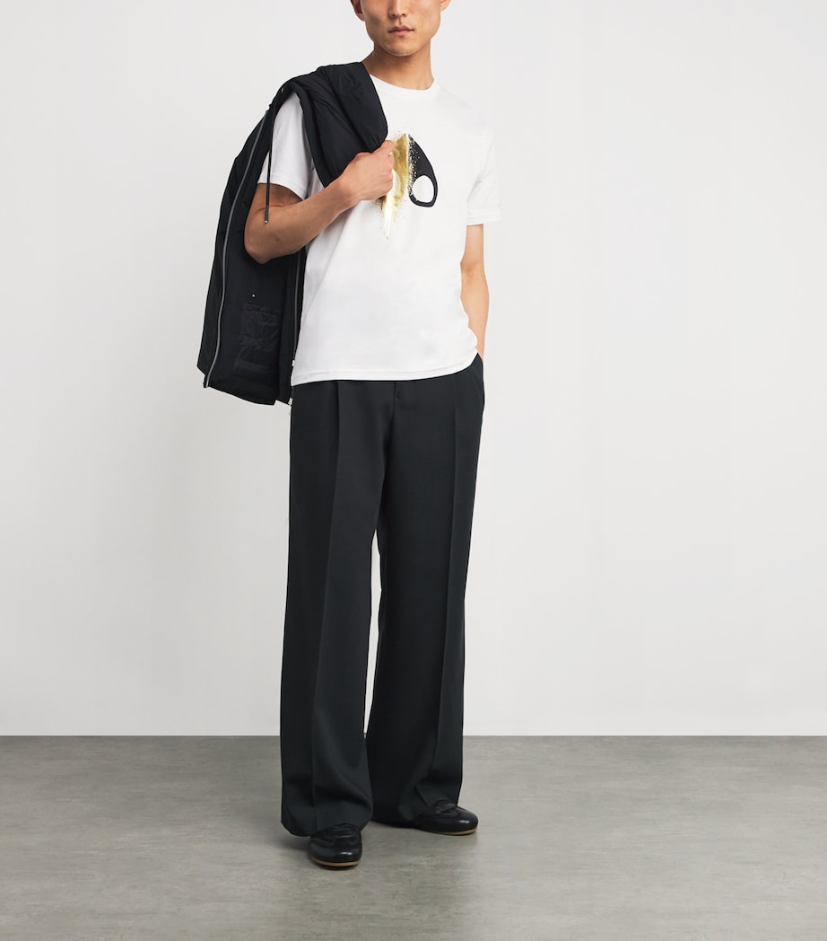 Cotton Logo Augustine T-Shirt WHITE - 160 Image 2