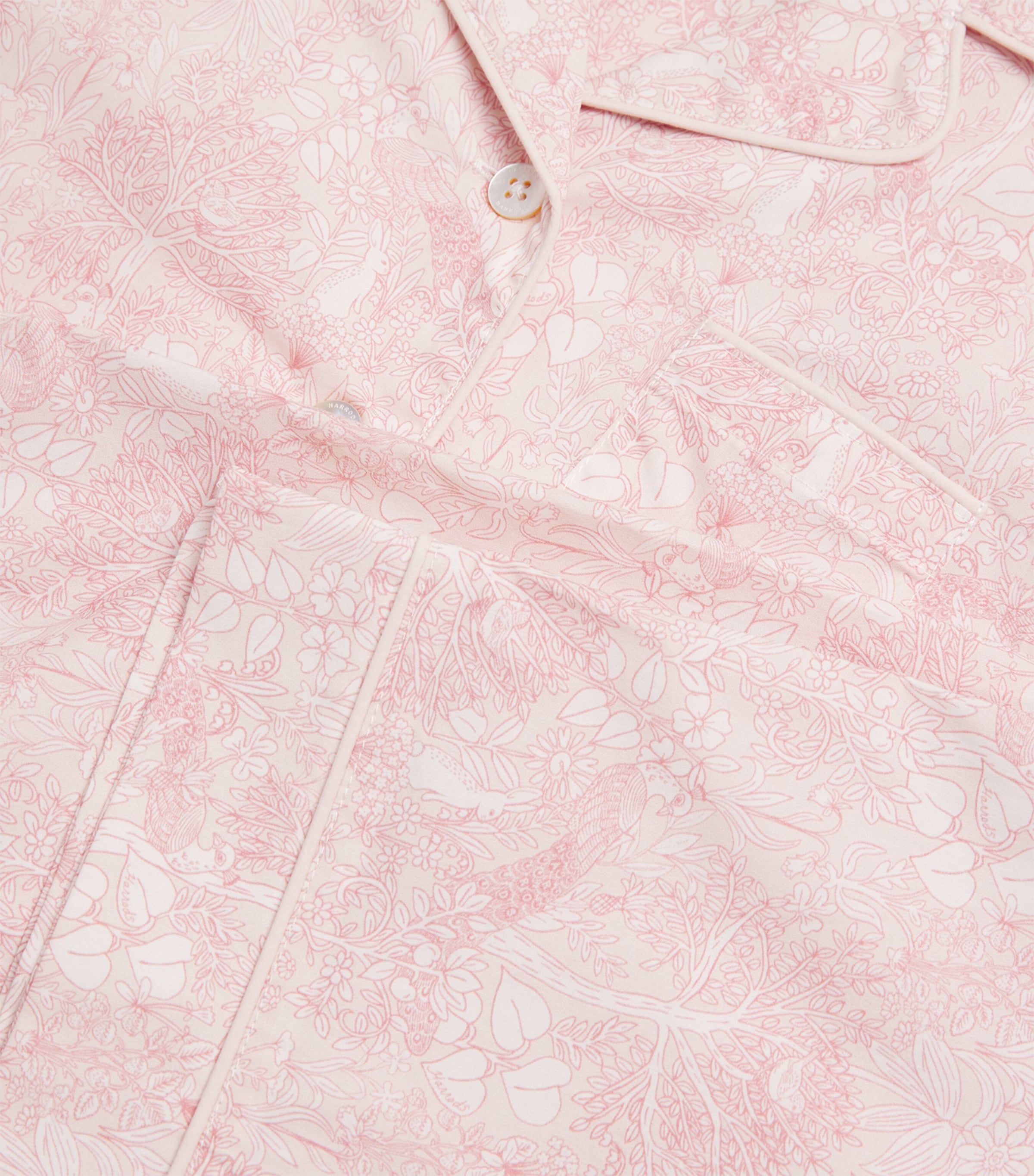 Cotton Enchanted Woodland Print Pyjama Set (2-8 Years) PINK Image 4