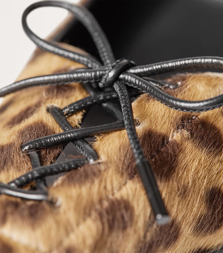 Scarlett 50 Leather Leopard Pumps NATURAL Image 5