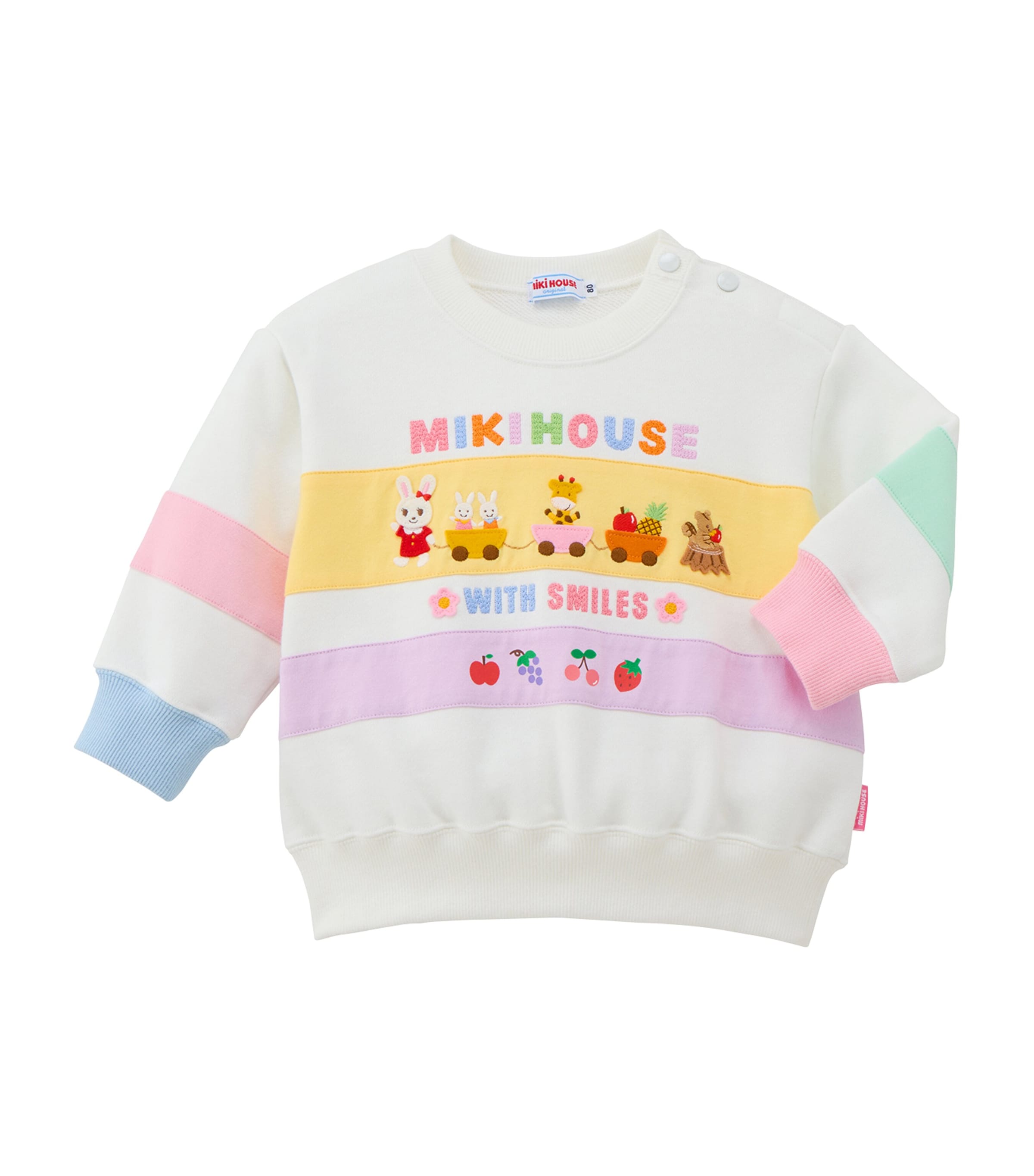 Miki House Cotton Embroidered Sweatshirt (12 Months-7 Years) Image 1