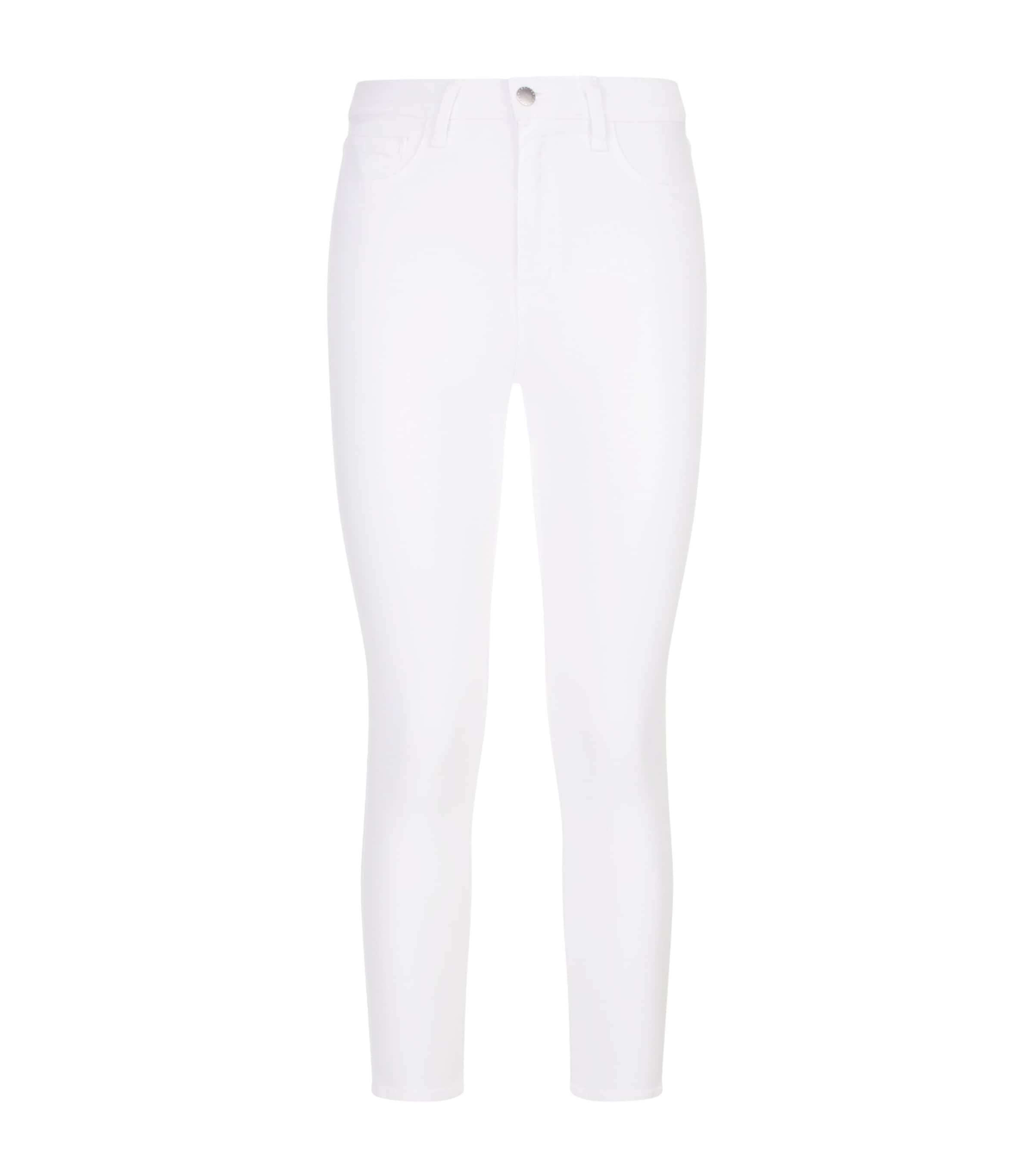 L Agence Margot Skinny Jeans In White