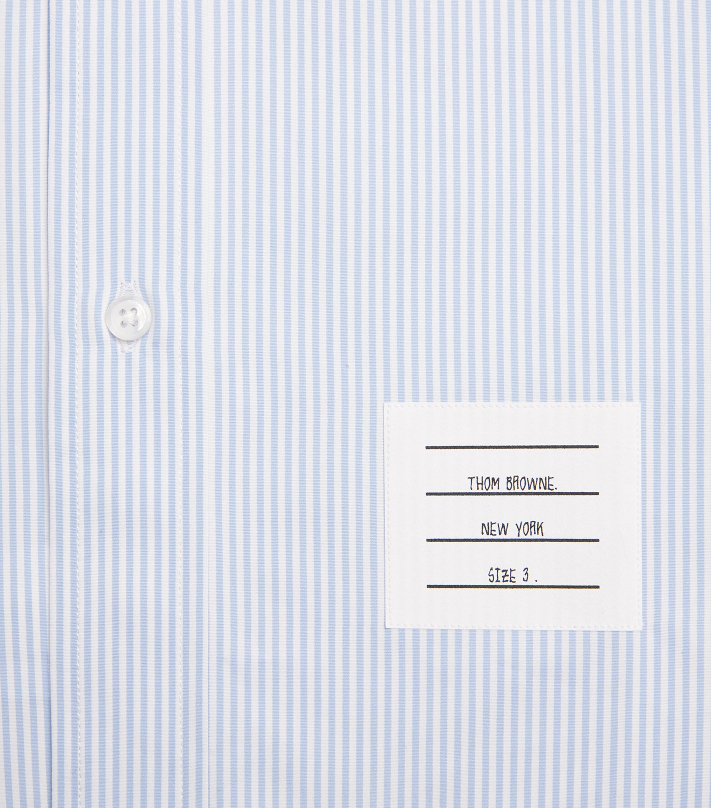 Cotton Stripe Shirt LIGHT BLUE Image 5