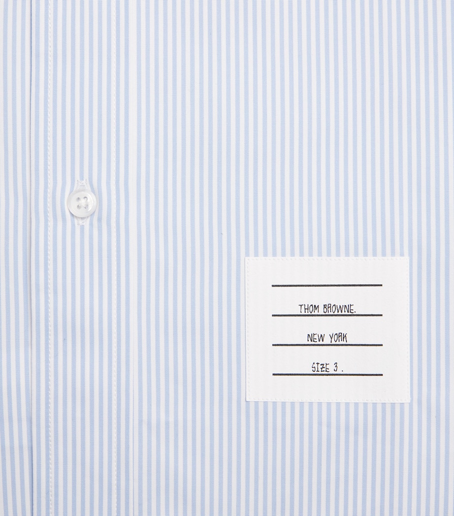 Cotton Stripe Shirt LIGHT BLUE Image 5