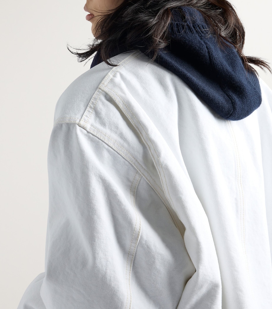 Canvas Oversized Jacket F0009 Image 5