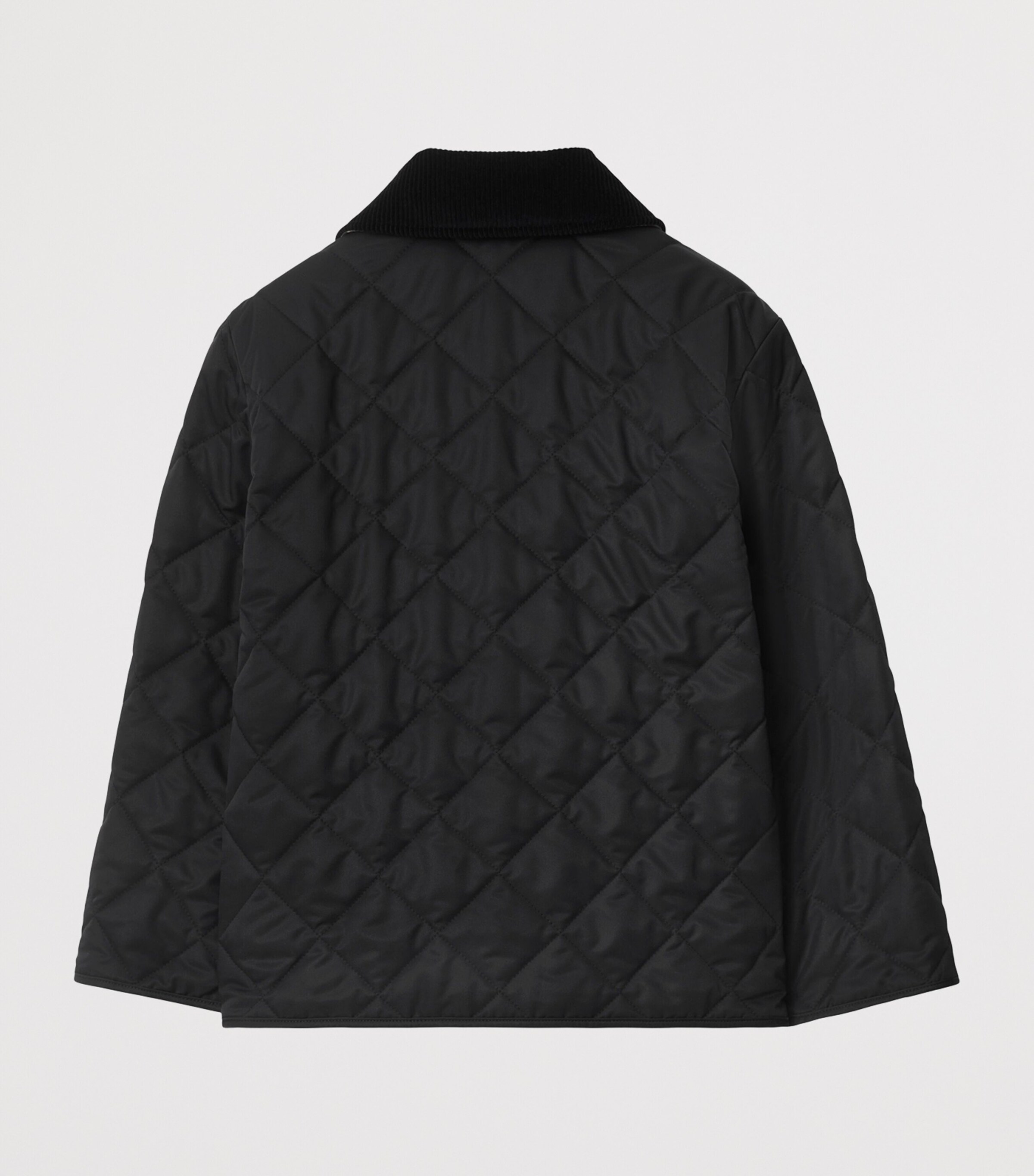 Quilted Barn Jacket (3-12 Years) BLACK Image 2