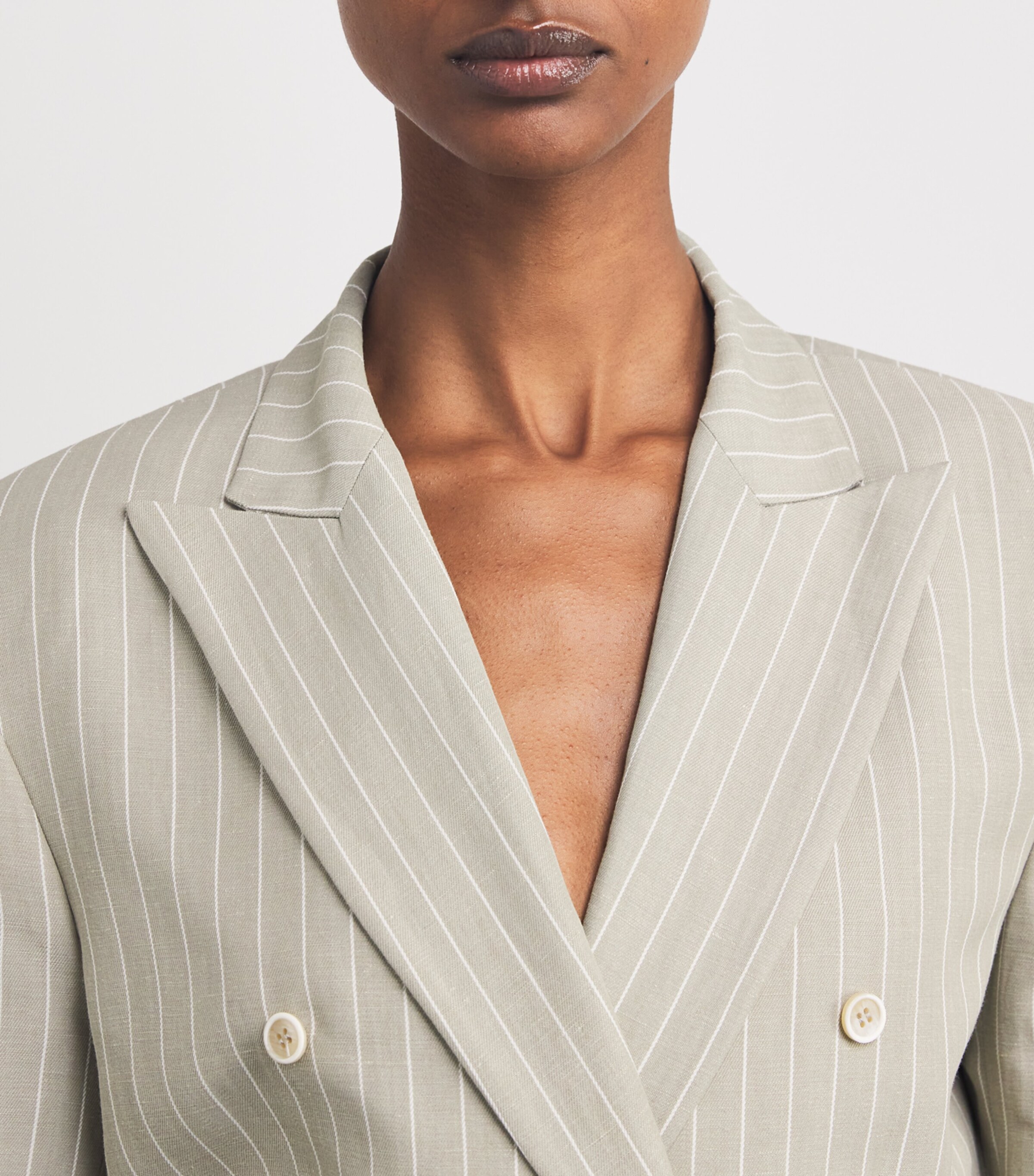 [FABIANA FILIPPI] ダブルブレスト ブレザー Fabiana Filippi Pinstripe Double-Breasted Blazer | Harrods US