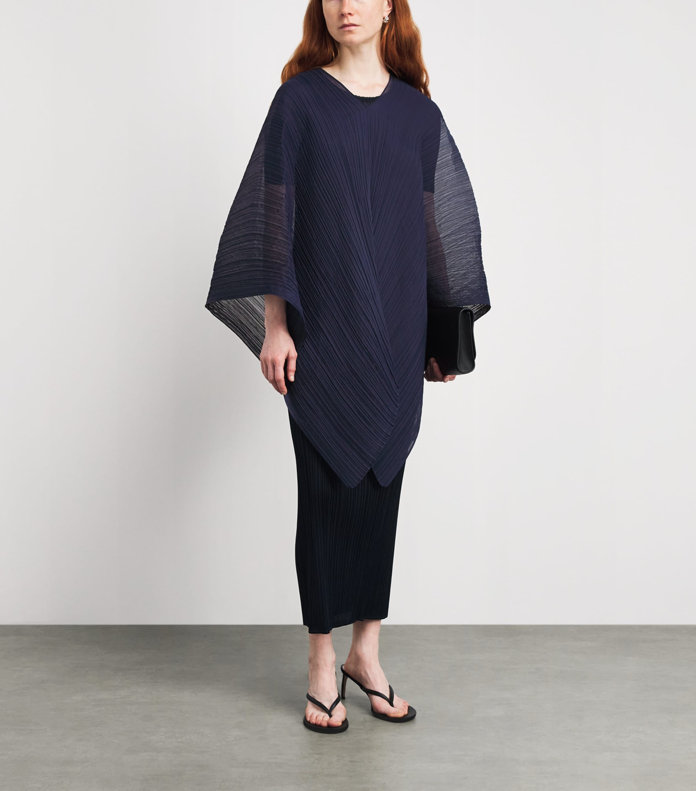 ☺︎PLEATS PLEASE I MIYAKE MADAME-T Pleats Please Issey Miyake Blue Madame-T May Stole | Harrods UK