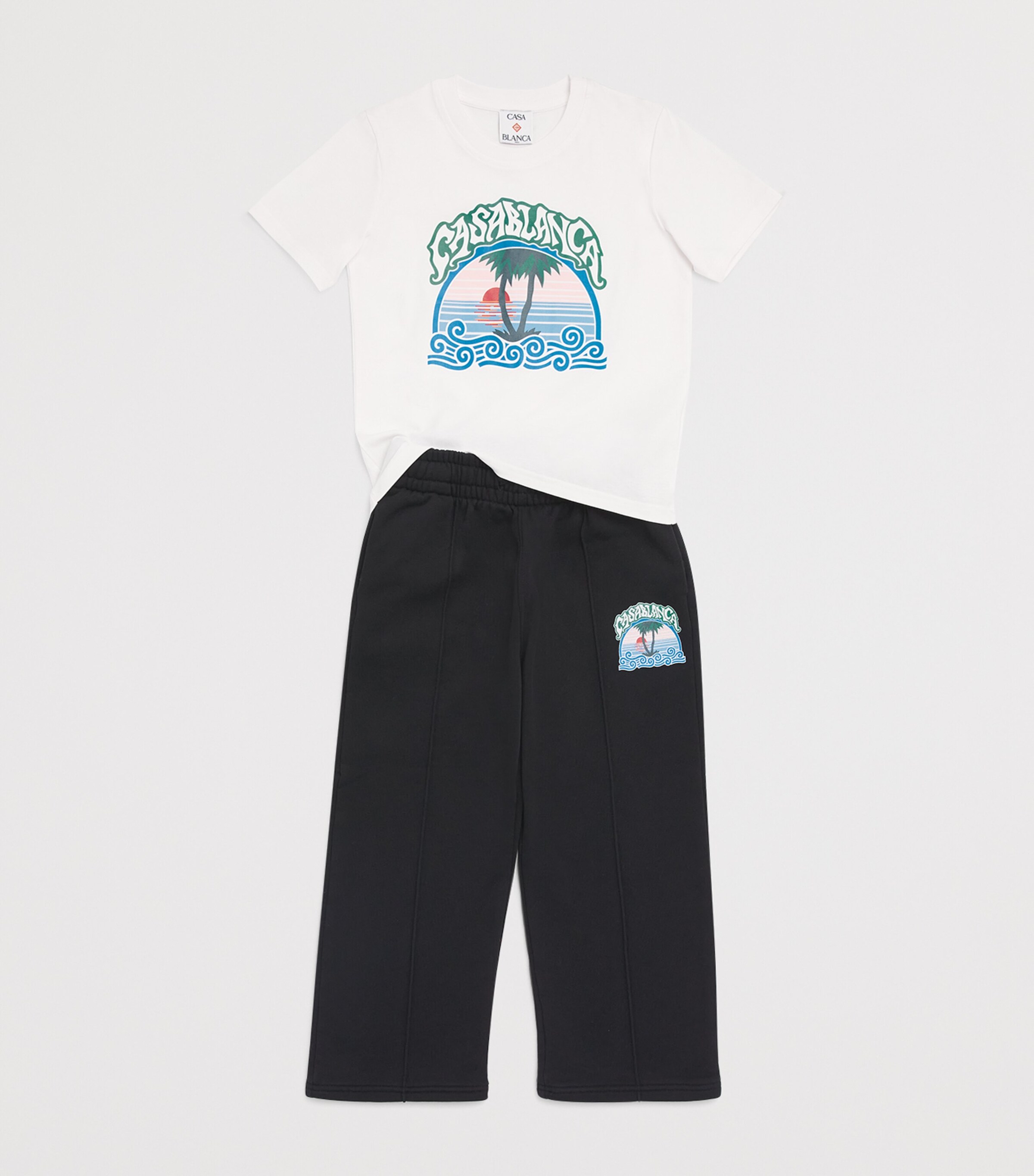 Casablanca Kids Palm Tree T-Shirt (3-14 Years) Palm Tree Emblem Image 3