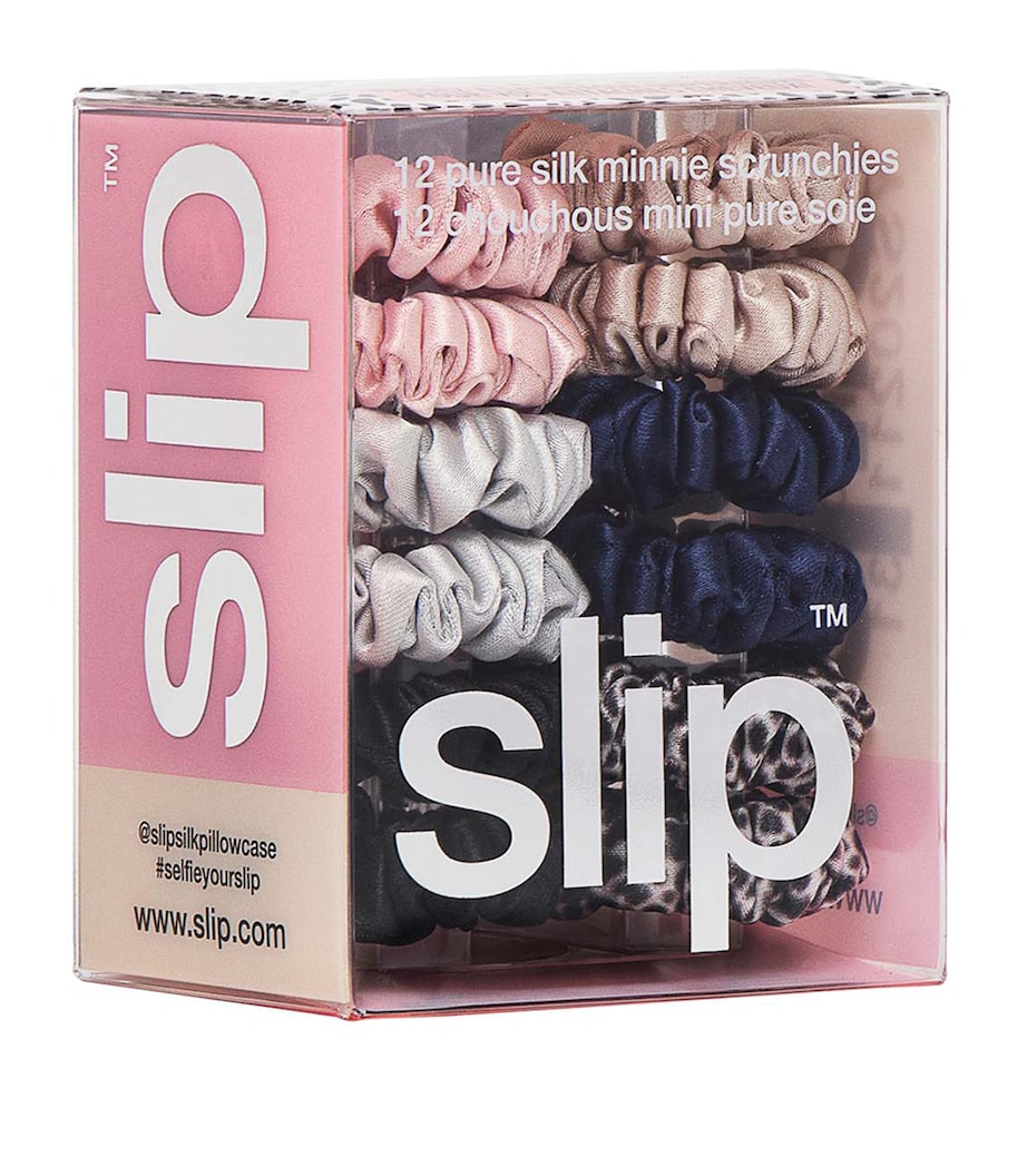 Pure Silk Minnie Scrunchies (Set of 12) CLASSIC Image 3