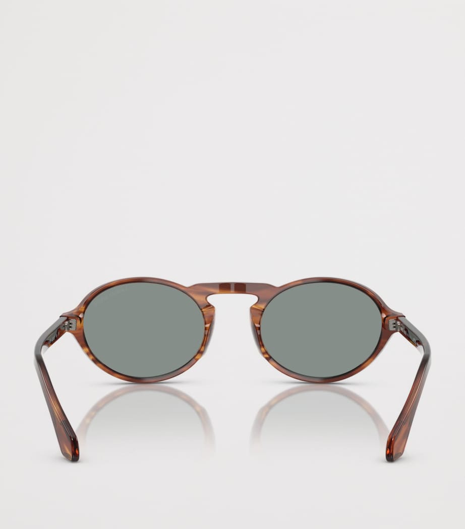 Giorgio Armani Tortoiseshell Oval Sunglasses Image 4