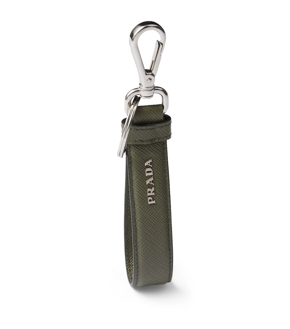 Prada Saffiano Leather Keychain Image 2
