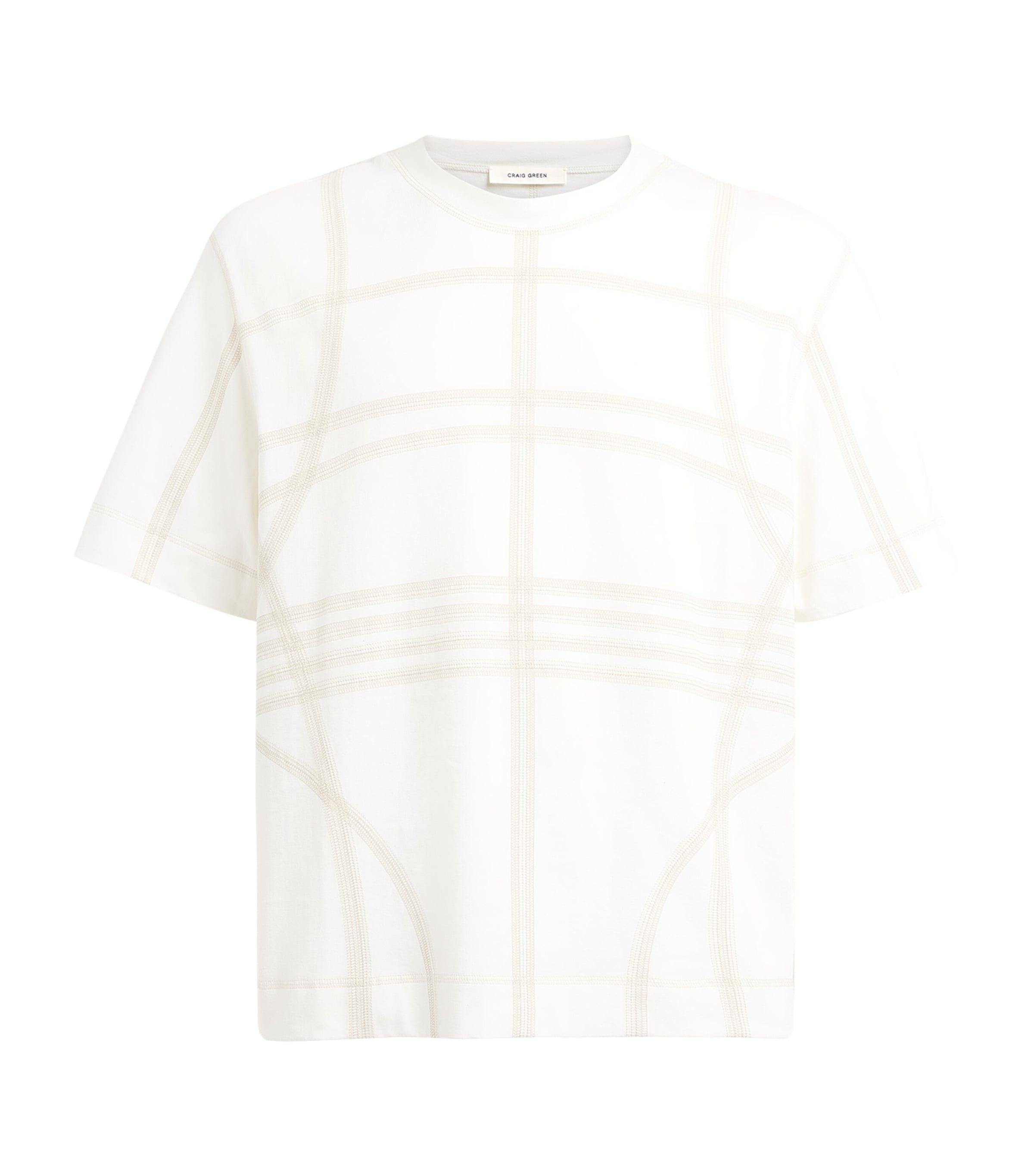 Craig Green Cotton Pattern T-shirt In Transparent