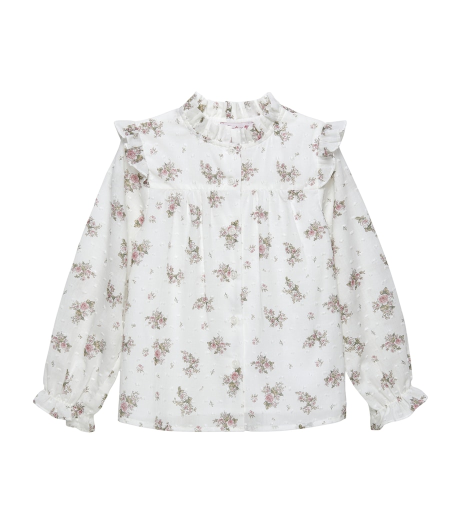 Cotton Arabella Blouse (2-5 Years) WHITE/MULTI Image 1