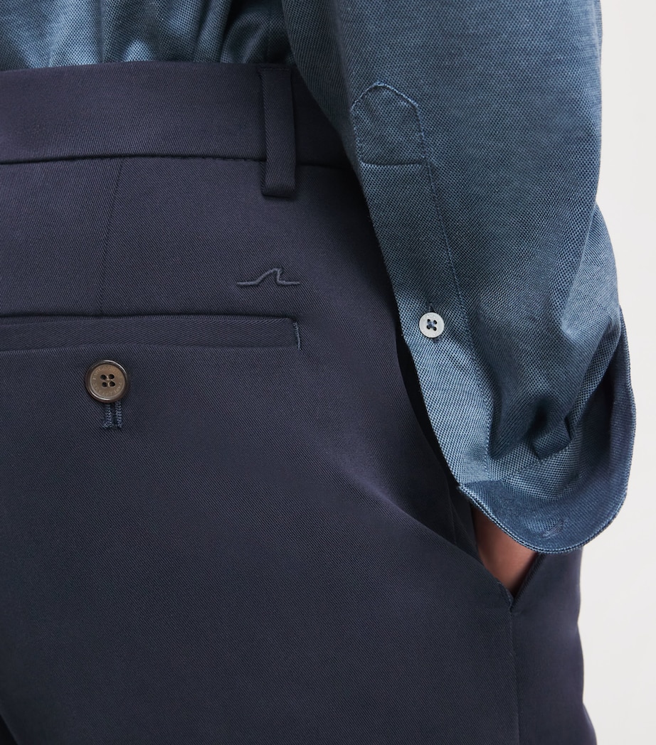 Paul & Shark Mens X-Soft Straight Chinos Profondo Blu Image 3