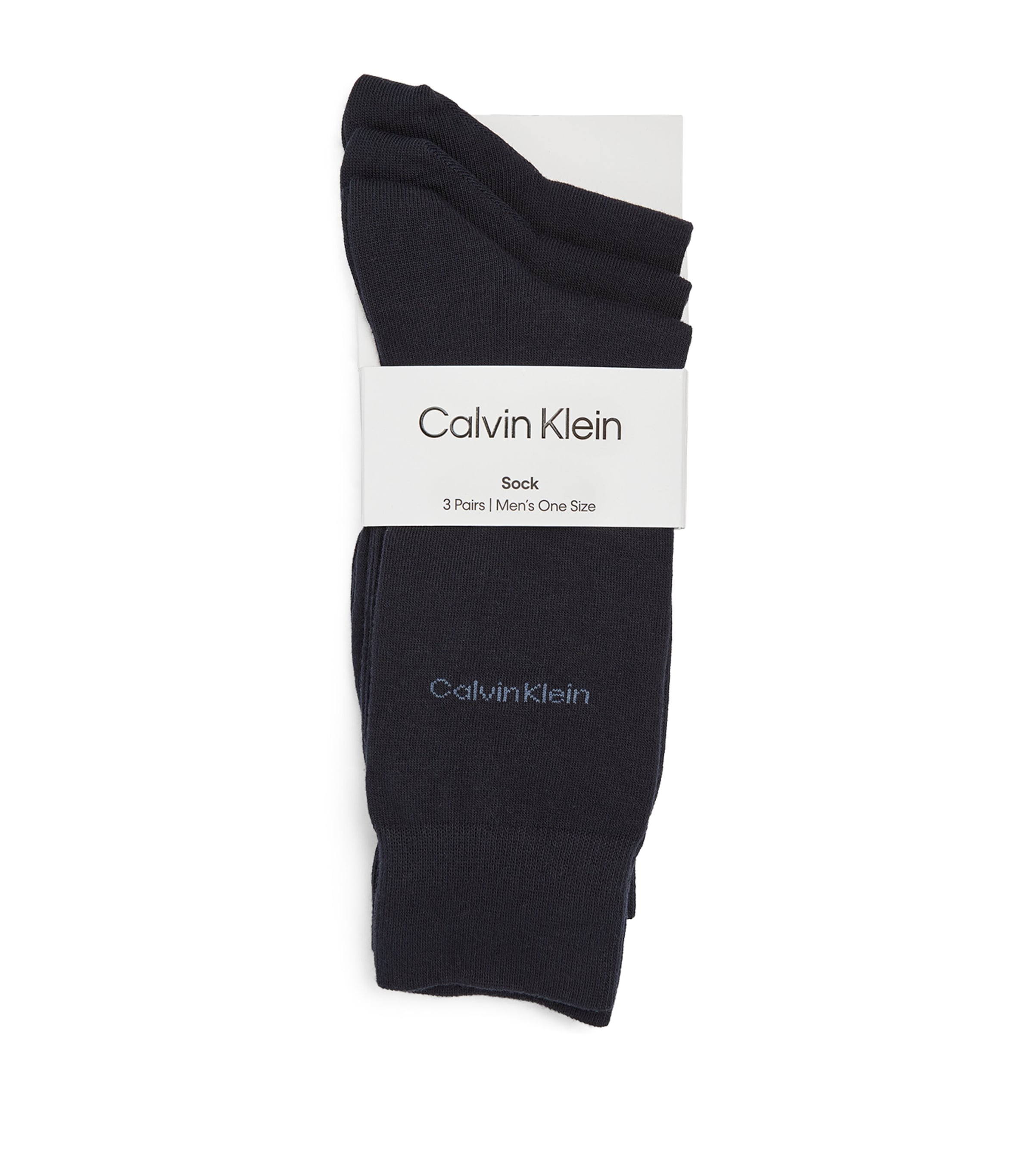 Calvin Klein Cotton-blend Socks In Navy