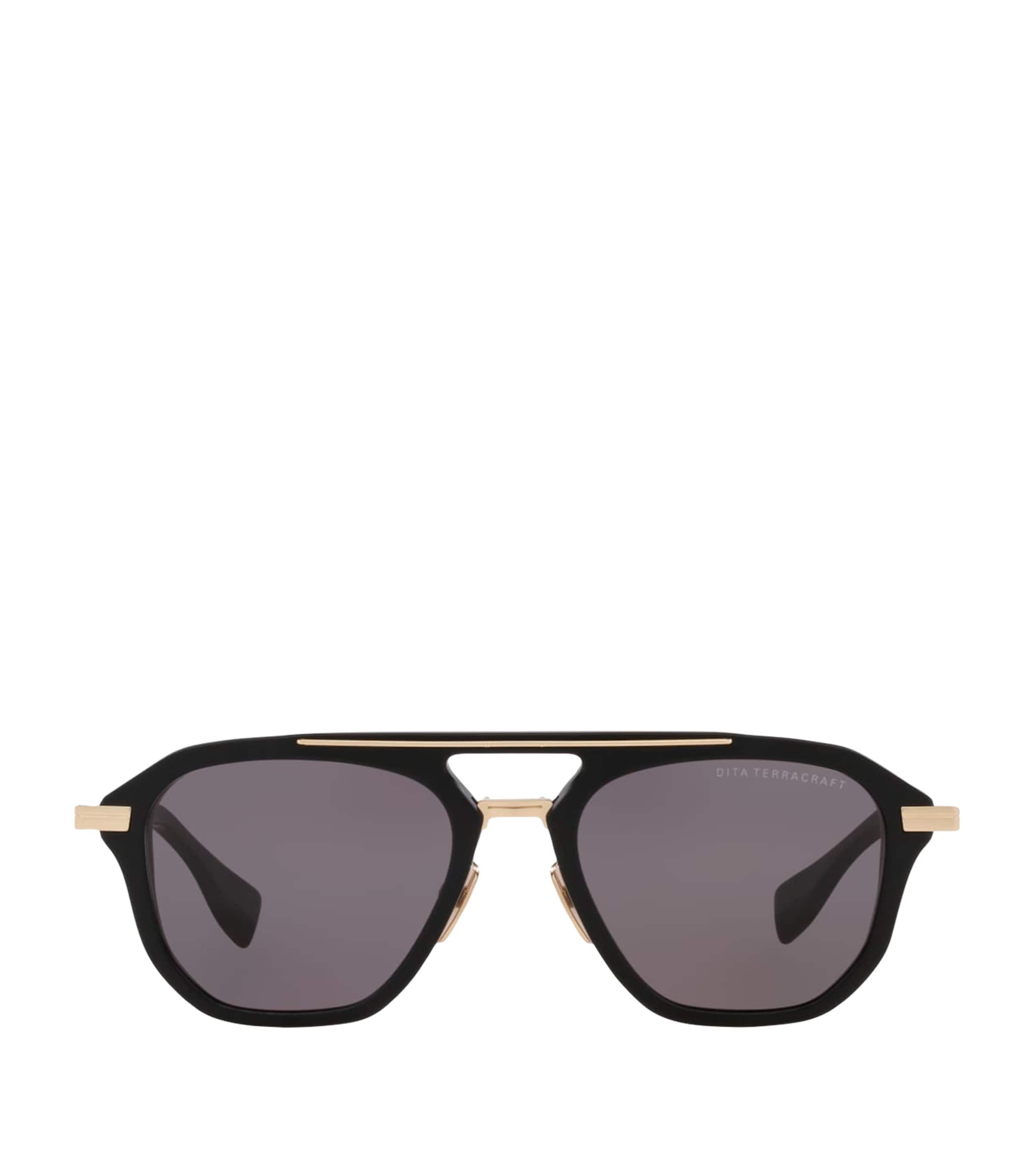 DITA Acetate Terracraft Aviator Sunglasses Black Image 1