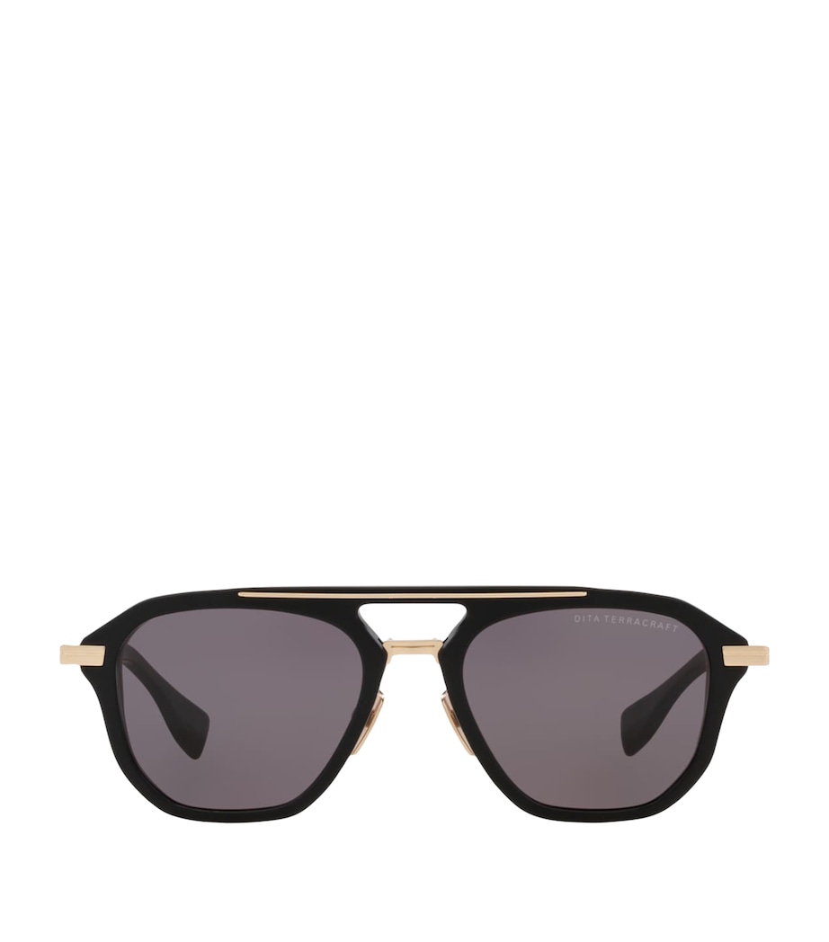 DITA Acetate Terracraft Aviator Sunglasses Black Image 1