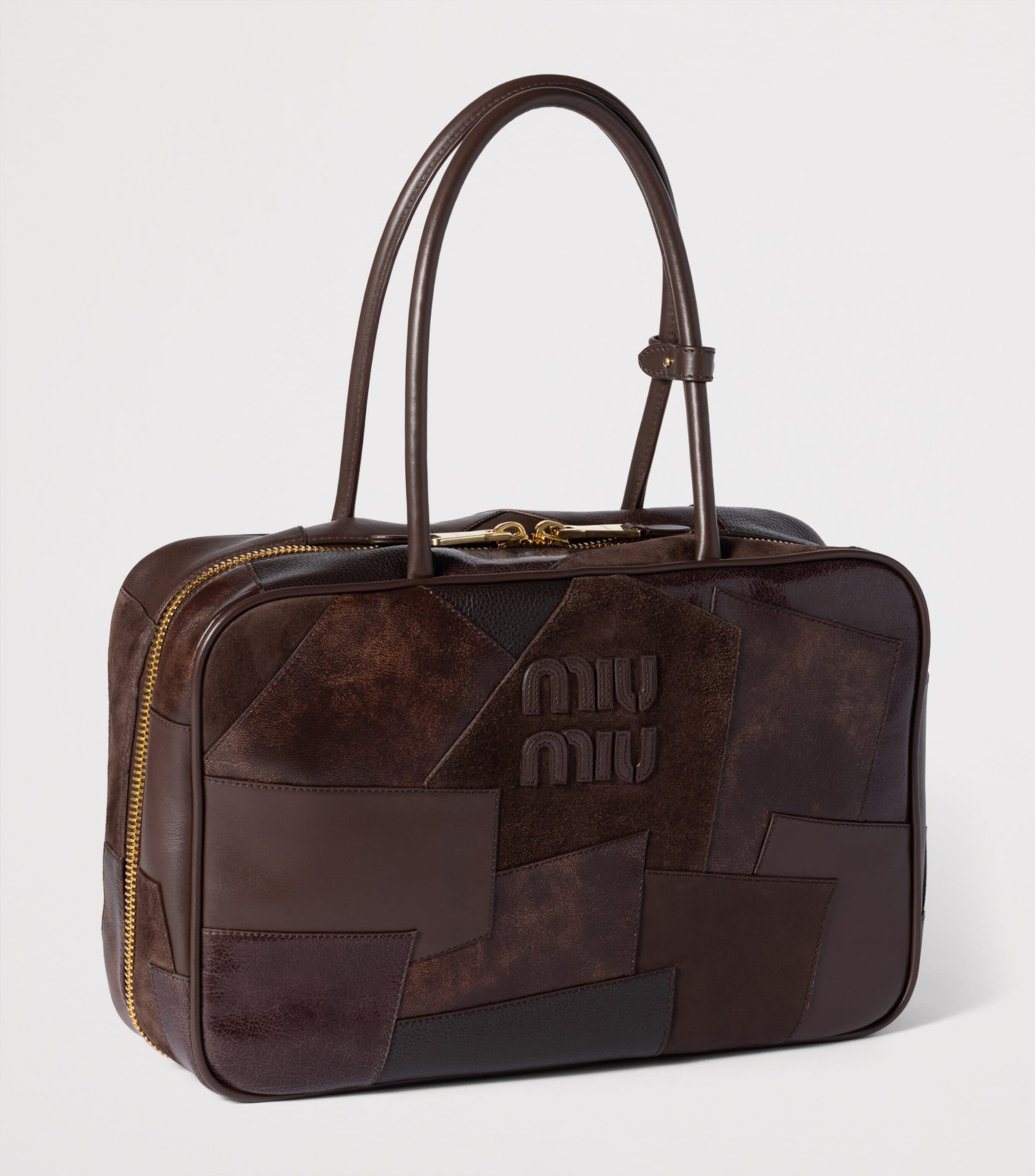 Leather Beau Top-Handle Bag F0NBL Image 2