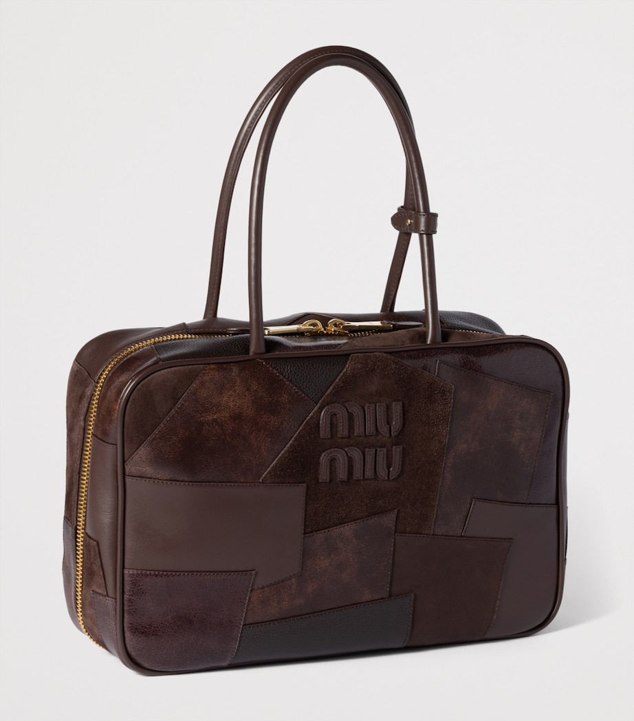 Leather Beau Top-Handle Bag F0NBL Image 2