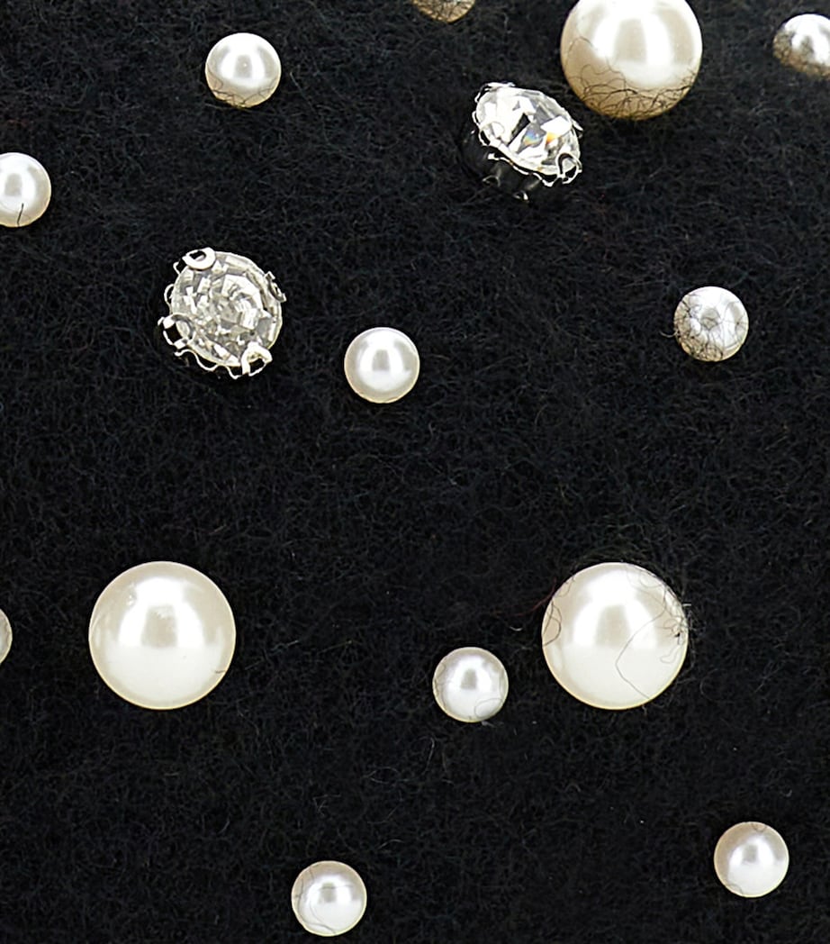 Embellished Beret NERO Image 4