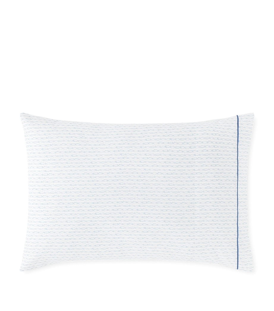 Amalia Cotton Gaia King Pillowcase Pair (50cm x 75cm) Ardósia (blue) Image 1