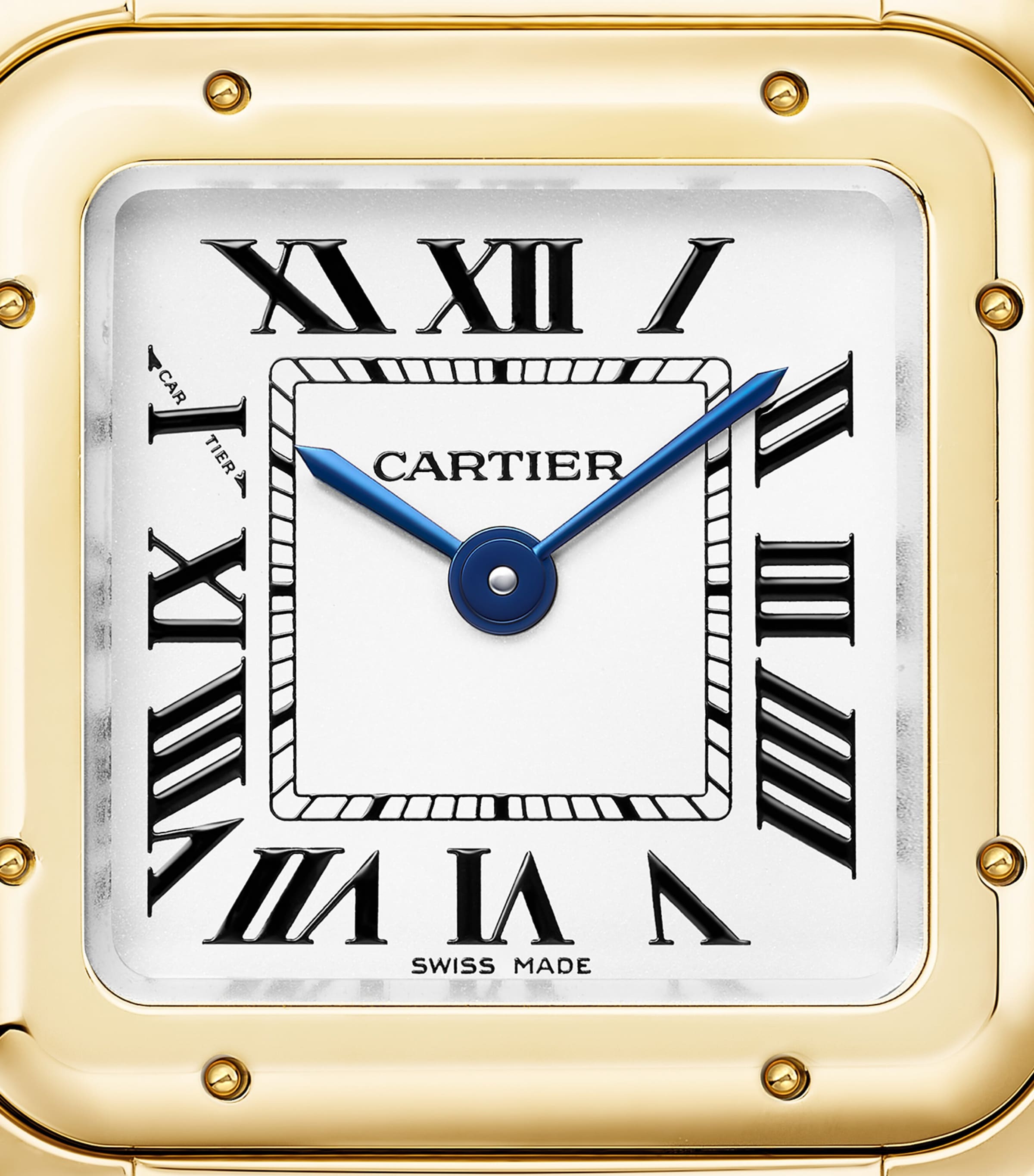 Small Yellow Gold Panthère de Cartier Watch 23mm SILVERED Image 8