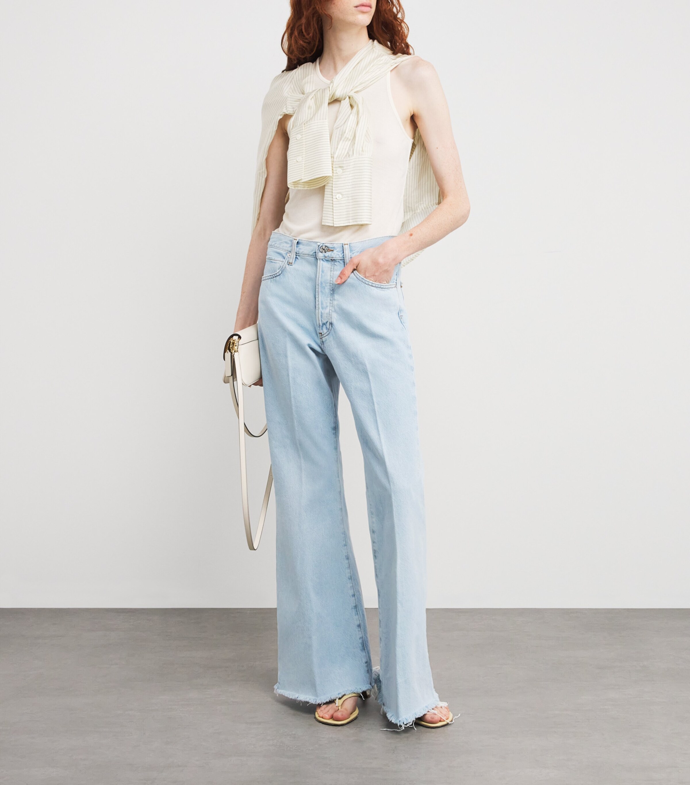 The Lax Flared Jeans WISP RAW FRAY Image 2