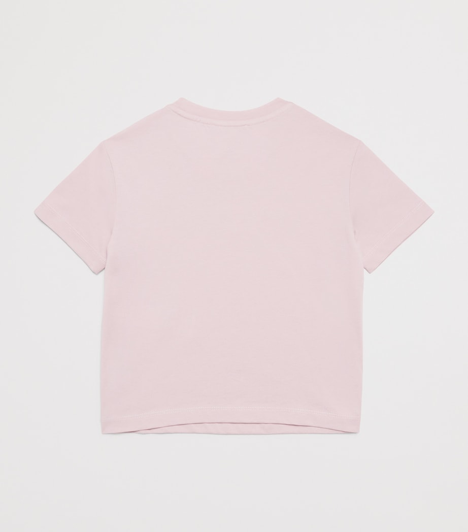 Cotton Logo T-Shirt (4-14 Years) U4218 BURN LILAC Image 2