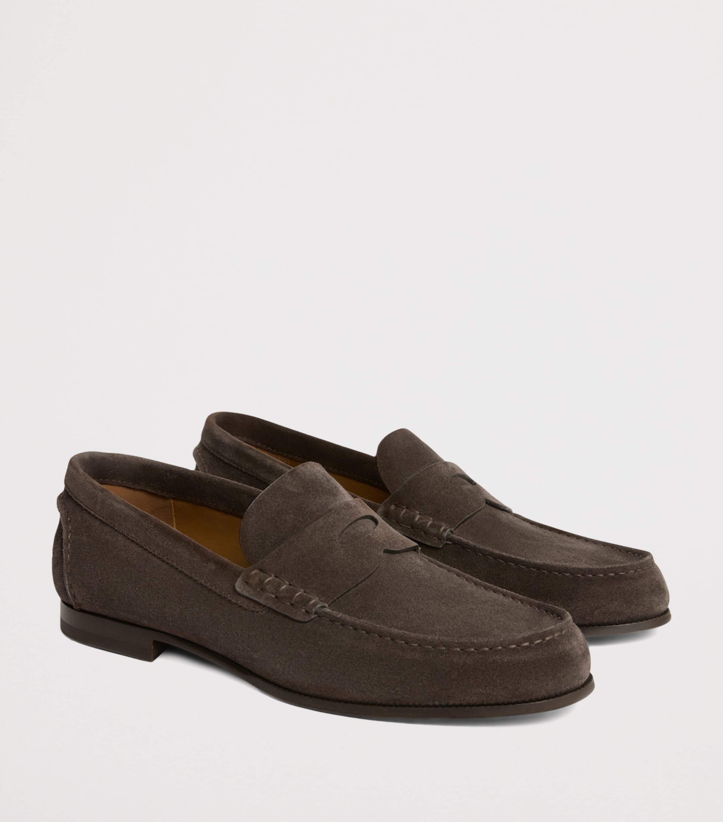 Suede Heddon Flex Loafers 029CLAY Image 3