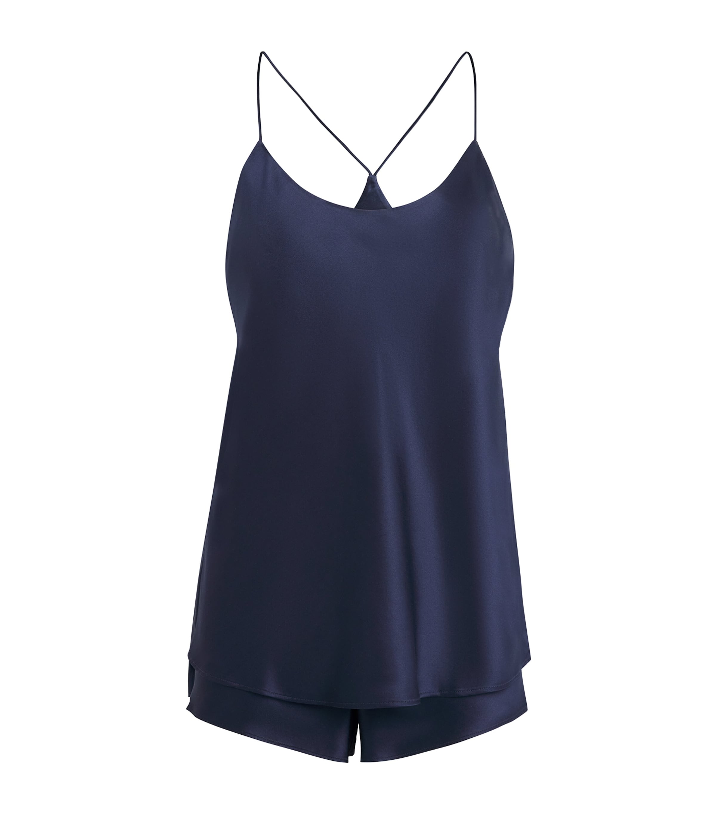 Silk Bella Pyjama Set NAVY Image 1