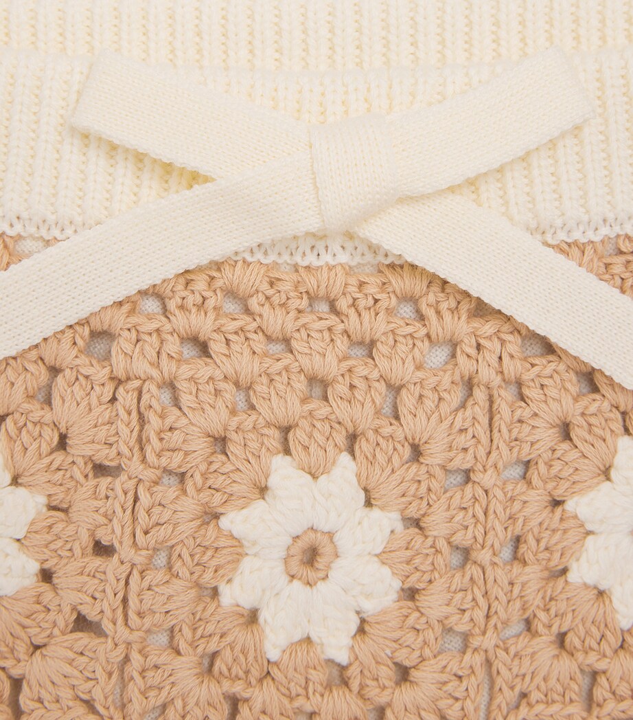 Cotton Crochet Cascadian Shorts (2-12 Years) NATURAL/IVORY Image 4