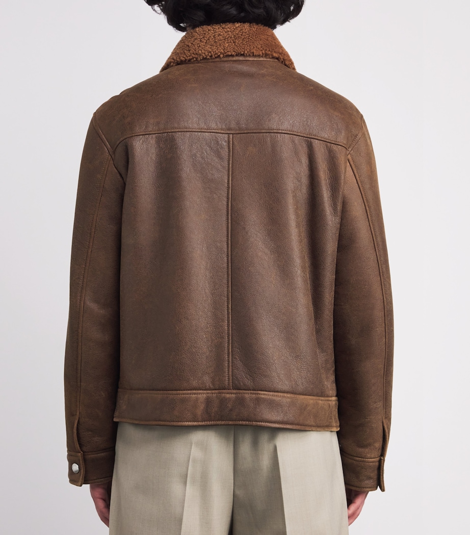 Shearling Aviator Jacket MORO Image 4