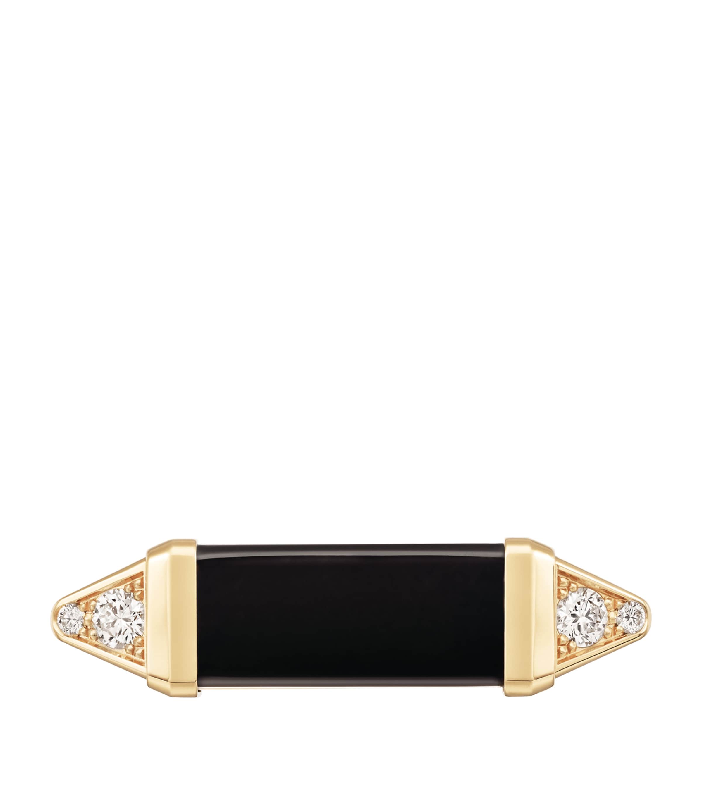 Yellow Gold, Diamond and Onyx Les Berlingots de Cartier Ring YELLOW GOLD Image 2