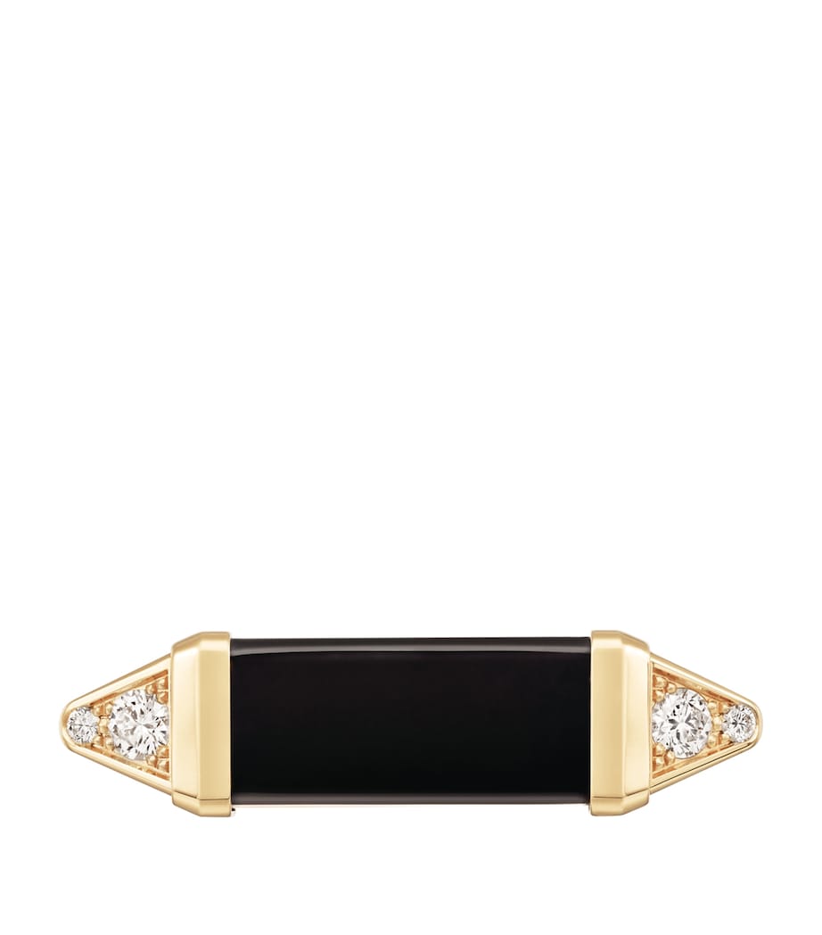 Yellow Gold, Diamond and Onyx Les Berlingots de Cartier Ring YELLOW GOLD Image 2